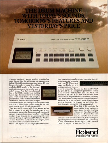1988 roland rhythm - 1988, •