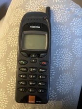 Retro Black 6130 Nokia NK702 Mobile Phone Locked To Orange