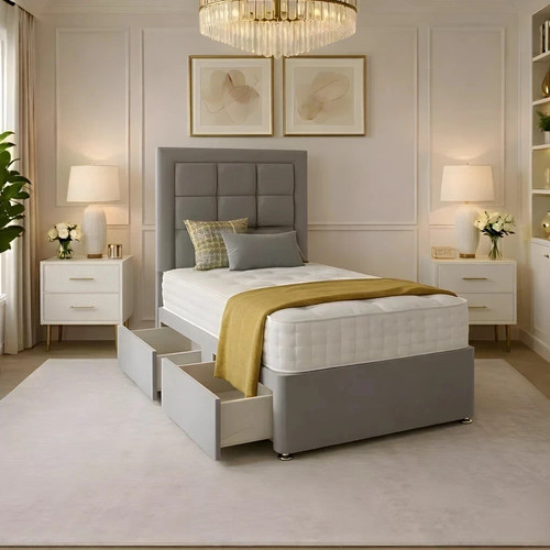 New single divan - new, bed