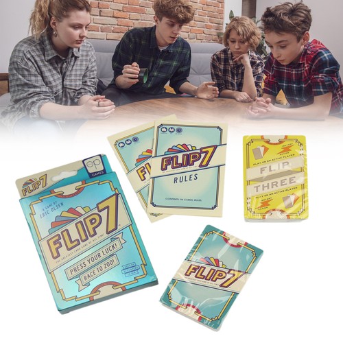 Flip party card game press - card,