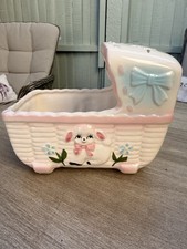 vintage lamb planter kitsch