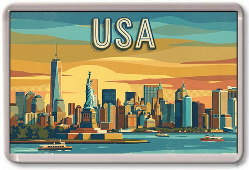 Fridge magnet usa - fridge, new