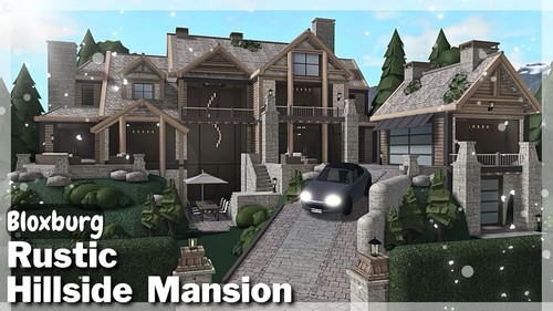 Rustic hillside mansion - rustic,