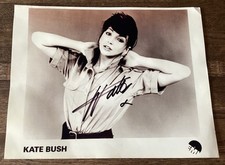 KATE BUSH Hand Signed 8x10 EMI 1980’s Press Photo
