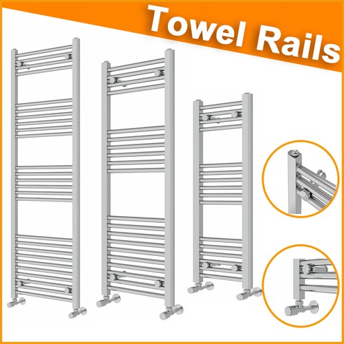 Straight heated towel rail - straight,