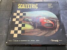 Vintage Triang Scalextric Set GP3 Grand Prix Series With C58 Coopers - Working