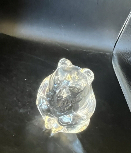 Steuben glass bear hand - steuben, 3"