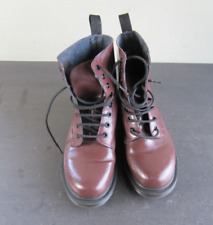 Dr Martens Boots Air Walk Pascal Patent Leather Burgundy Red Women's UK Size 5