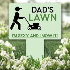 Dad Lawn Mower Funny Garden