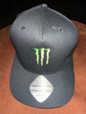 Monster Black SnapBack Baseball Cal