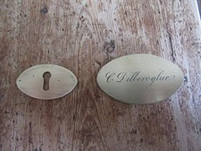 VICTORIAN WRITING SLOPE BRASS