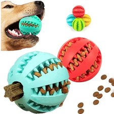 Puppy Dog Treat Ball Interactive Chew Toy Puzzle for Teeth Cleaning Pet UK