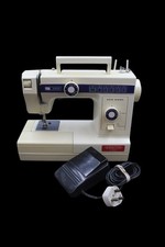 JANOME 110 Electrical Foot Pedal Operated Sewing Machine In White - G20