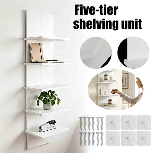 Tier white wall shelf - tier, unit