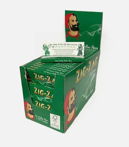 Zig zag green standard rolling - zig,