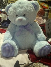 Keel Toys Blue Gingham Checked