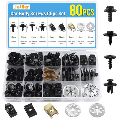 Pcs car screw and nut - and, clips