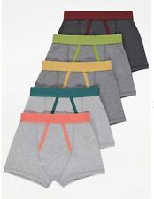 5 PACK Boys Jersey Trunks Shorts Pants Age 2-18 underpants Cotton undies