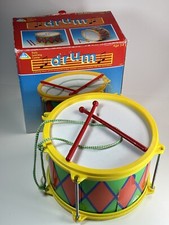Vintage boxed Early Learning Centre toy drum Damaged With Hole Nostalgia