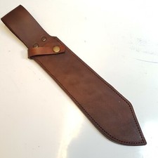 Leather sheath for bowie - sheath,