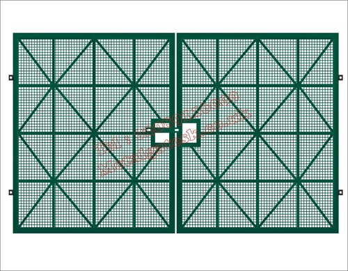 Mesh gates palisade - mesh, /