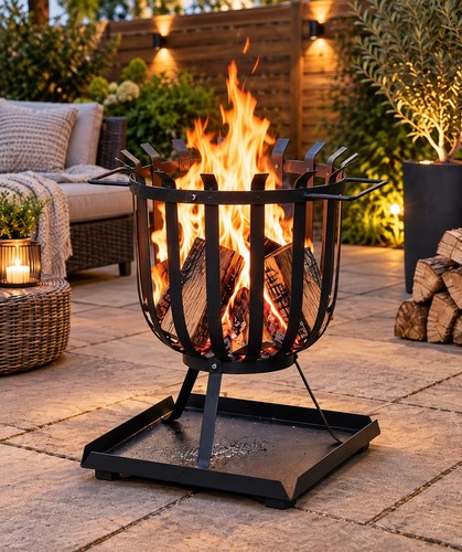 Azuma garden fire pit log - garden,