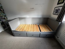 IKEA Hemnes Grey Bed