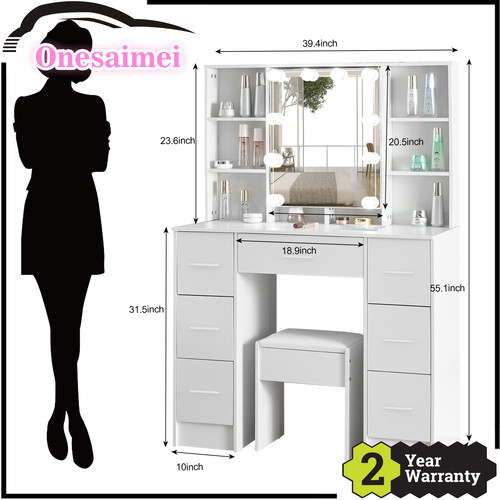 Drawers vanity makeup - 7,