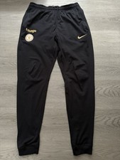 Chelsea FC Nike/Trivago Mens Black Player Issue Tracksuit Bottoms - Size Large