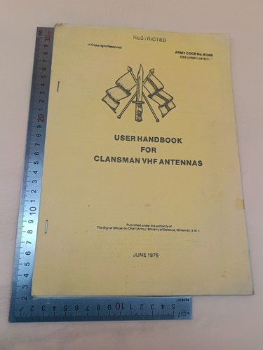 User handbook for - user, vhf