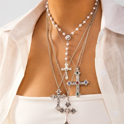 Silver multi chains - chains,