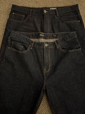 2x Men’s Straight Leg Jeans Tu Sainbury’s 38/30 & George Asda 38/29 Short Leg