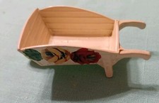Vintage Canal Ware Wheelbarrow