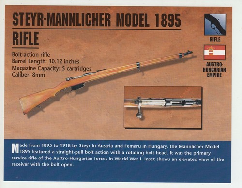 Steyr mannlicher model 1895 - steyr-mannlicher,