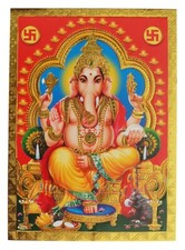  LORD GANESH Gold Foil