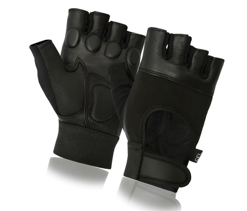 Leather wheelchair gloves - leather,