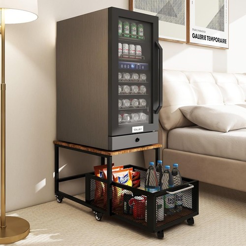 Mini bar fridge stand - fridge, w/