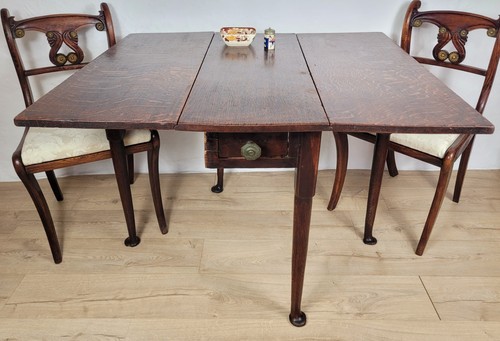Georgian dining table - georgian, drop