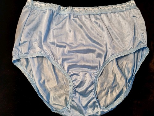 Vintage hanes blue satin nylon - satin,