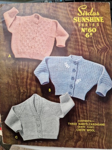 Copy sirdar baby cardigans - sirdar,