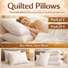 Quilted Pillows Pack of 2,4