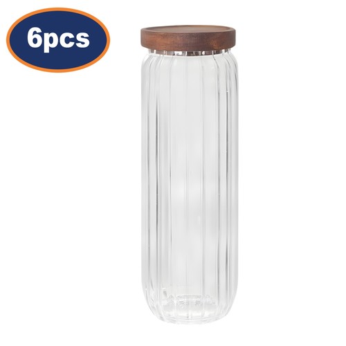 Glass jar with - jar, lid