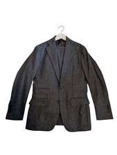 Thom Sweeney Men's Grey Flannel Suit Size IT44