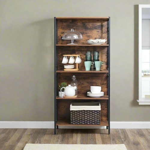 Large retro bookcase - bookcase, office