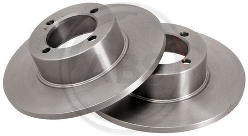 Front set brake discs - brake, for