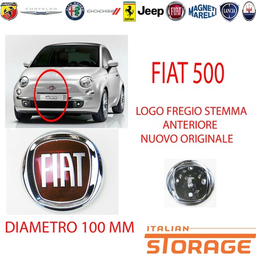 Fiat 500 logo front emblem - fiat,
