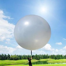 Balloon Professional Weather Balloon White 120'' Entertainment Balloon for