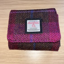 Deep Pink Tartan purse Check
