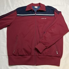 VTG 80s Adidas Maroon Navy 3