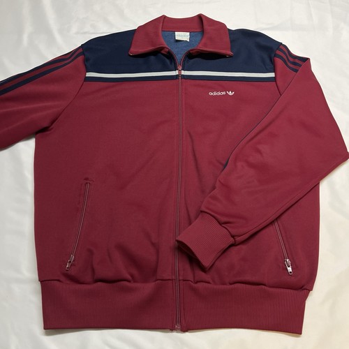 Vtg 80s adidas maroon navy - 80s,